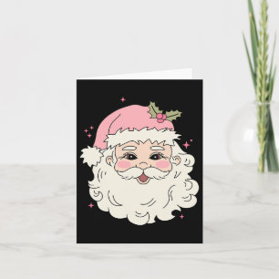 Vintage Rosa jul Jultomten God jul Wome Kort