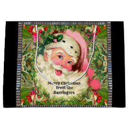 Vintage Rosa jultomte