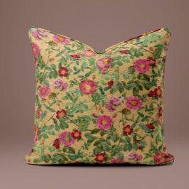 Vintage Rosa Kudde i Varm Buttercream