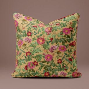 Vintage Rosa Kudde i Varm Buttercream