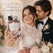 Vintage Rosa Peonies Rococo Bröllopssköld