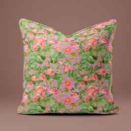 Vintage Rosa Pion Rosa Kudde i Blush Lilac