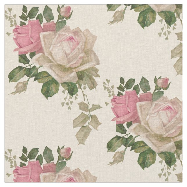 VINTAGE ROSA & RO TYG (Närbild)