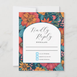 Vintage Rosa Romantic Bröllop OSA Kort