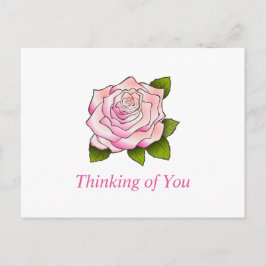 Vintage Rosa ros Anpassningsbar Postcard Vykort
