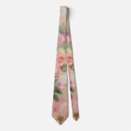 Vintage Rosa ros Blommigt Slips