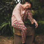 Vintage Rosa ros: Grönten Löv i den minimalistiska Leggings<br><div class="desc">Ro kommer från en gammal från Victoriasjön. Precis som alla Victorian Prints är rosa ros handmålat och inte datorgenererat. Det var en riktigt vacker blomma i en bukett. Resultatet är att shabby chic avslutar att perfekten i ge är modern,  men att man ser lite på lagarna.</div>