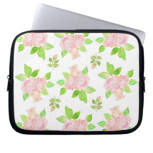 Vintage Rosa ros Laptop sleeve