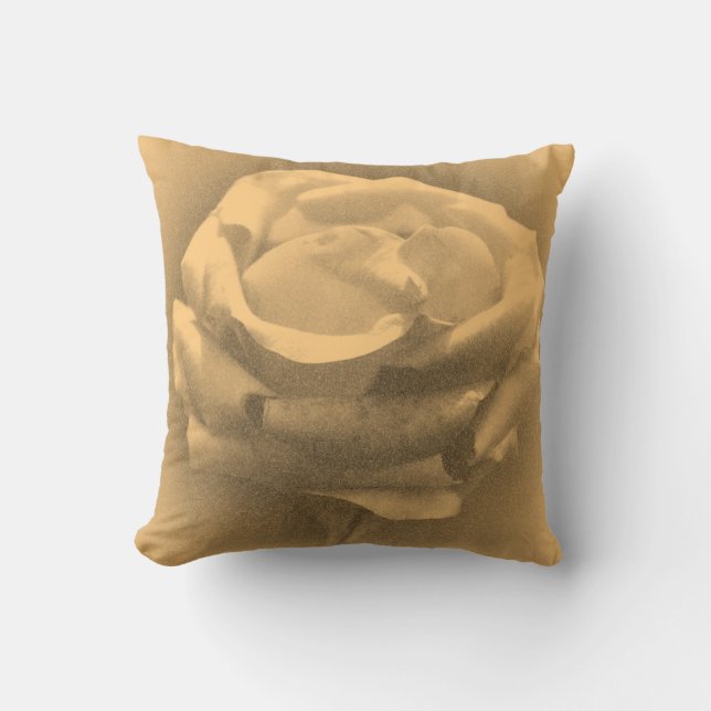 Vintage Rosa ros nära Kudde (Framsida)