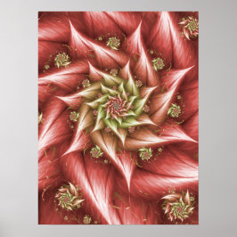 Vintage Rosa ros Poster