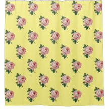Vintage Rosa ros Sunny Gult