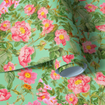 Vintage Rosa ros tapet