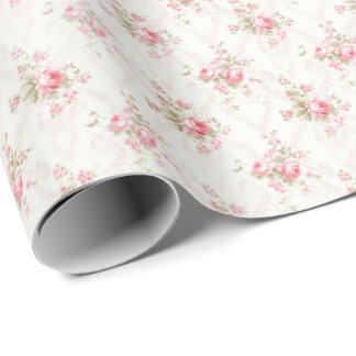 Vintage Rosa Rosor Coquette Presentpapper