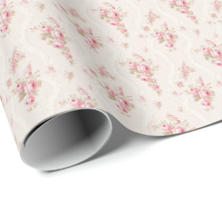 Vintage Rosa Rosor Coquette Presentpapper