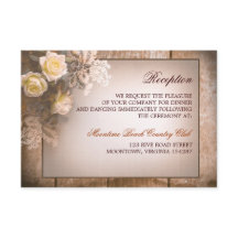 vintage rosbröllopsreception design