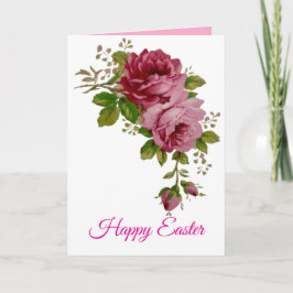 Vintage Rose Elegance Helgkort