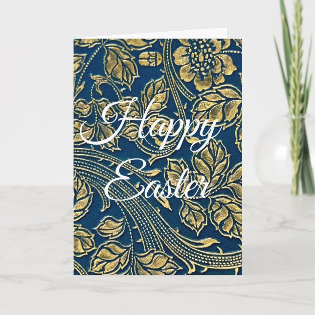 Vintage Rose Elegance Helgkort (Framsida)