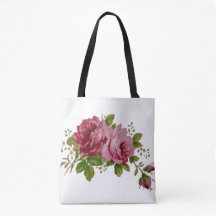 Vintage Rose Elegance  Tote Bag