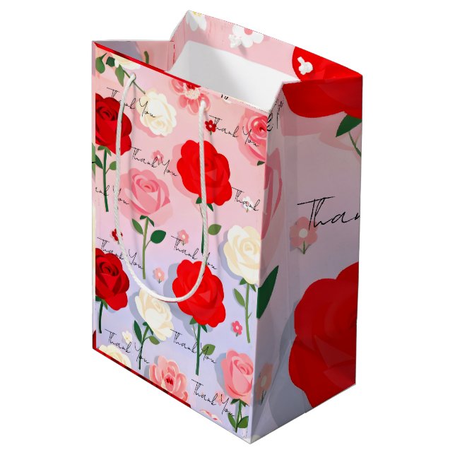 Vintage Rose Garden - Inpackningspapper (Baksidan Vinklad)