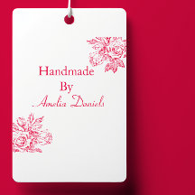 Vintage Rose Handgjord Självfärgande Stämpel