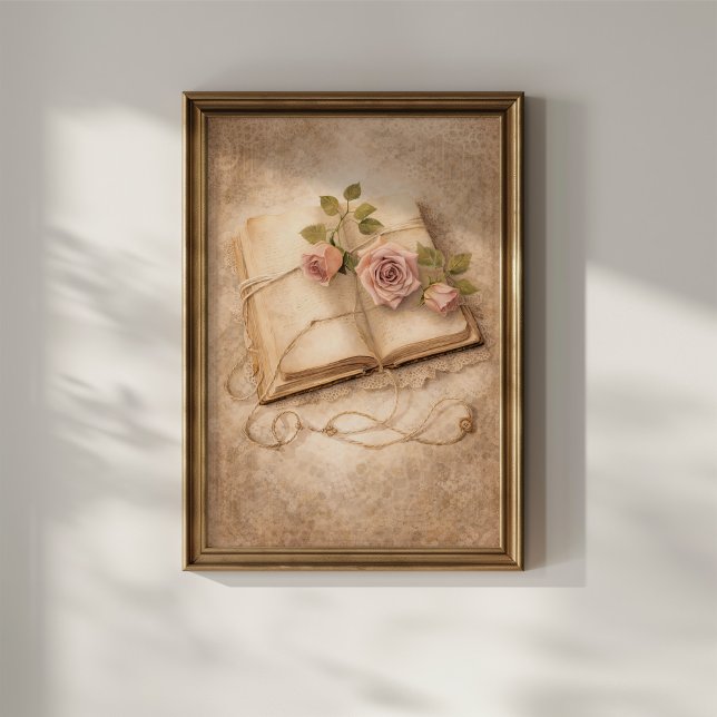 Vintage Rose Journal  Poster (Skapare uppladdad)