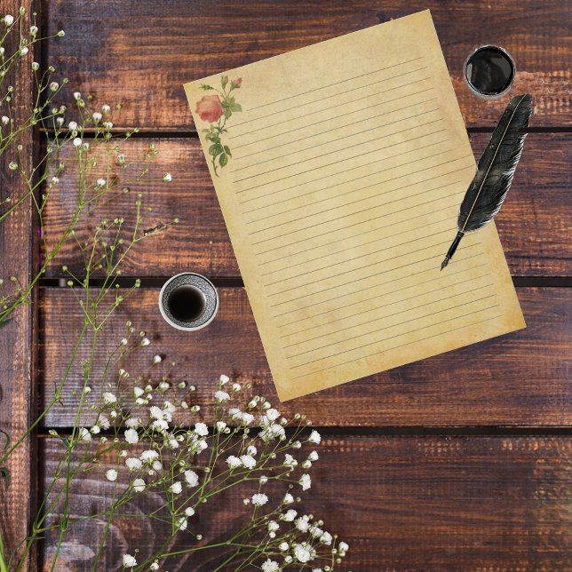 Vintage Rose Journalpapper (Skapare uppladdad)