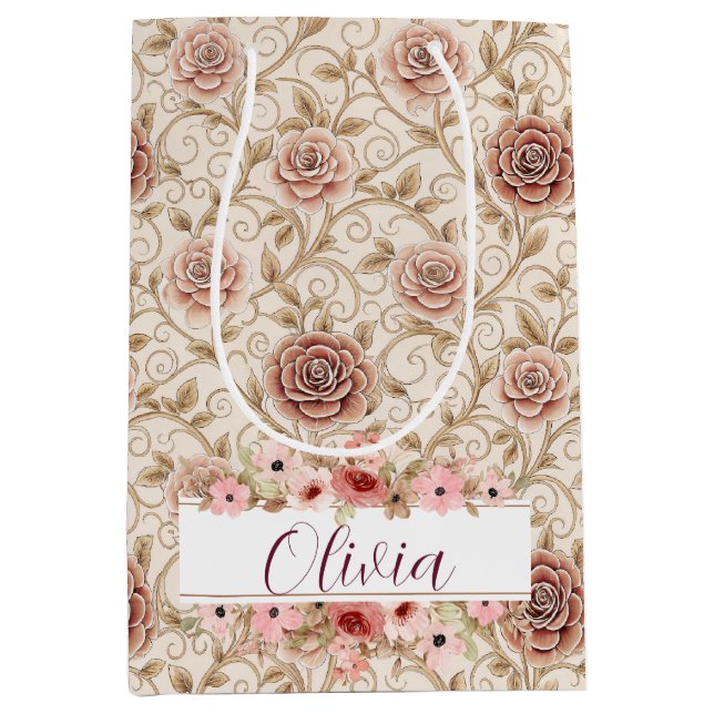 Vintage Rose presentväska (Framsidan)
