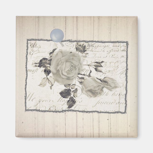 Vintage Rosen Magnet (Framsidan)