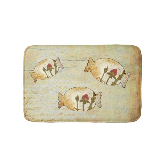 Vintage Rosenbonbon Badrumsmatta (Framsidan)