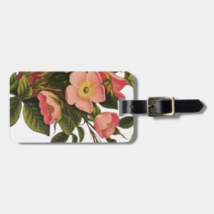 Vintage Rosor Vacker Rosa Botanisk Bagagebricka