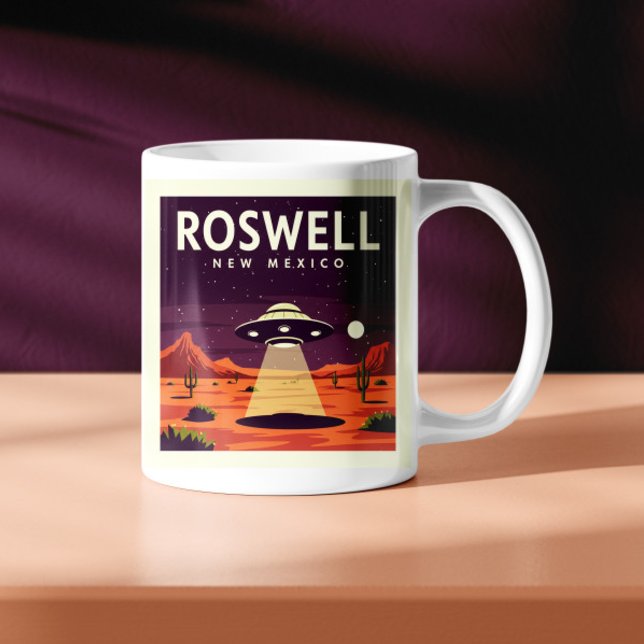 Vintage Roswell New Mexico Kaffemugg (Skapare uppladdad)