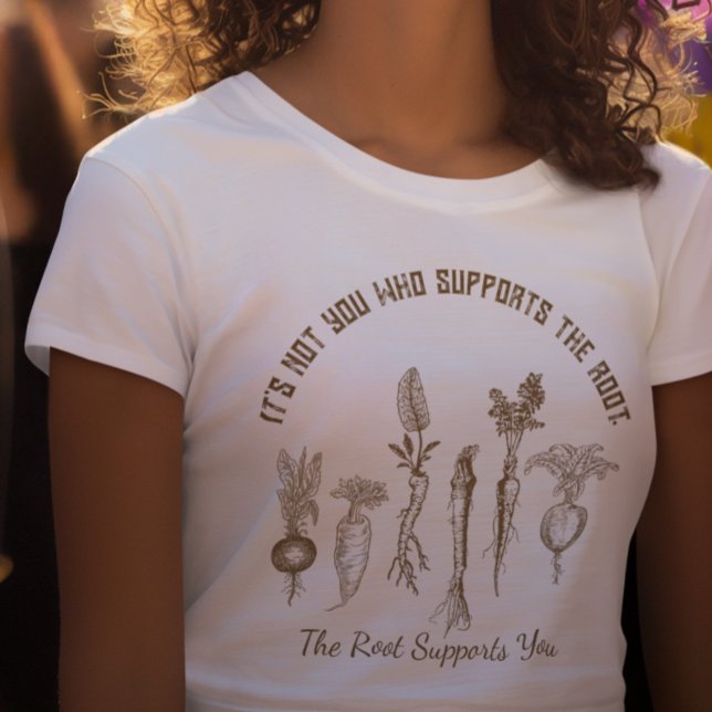 Vintage rotfrukt  t shirt (Vintage Root Vegetable T-Shirt)