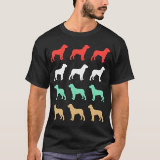 Vintage Rottweiler Hund Retro T Shirt