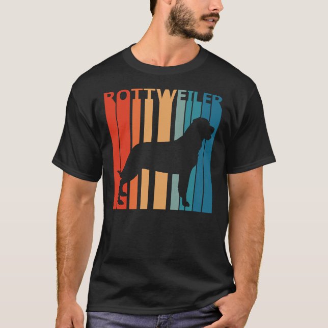 Vintage Rottweiler Owner T Shirt (Framsida)