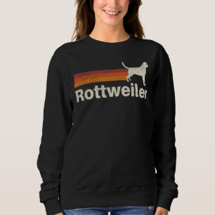 Vintage Rottweiler Rottie Retro Mamma Pappa Hund T Shirt