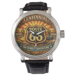 Vintage Route 66 Centennial Öken Highway Armbandsur