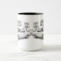 Vintage Route 66 Kaffemugge