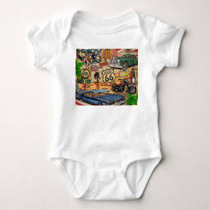 Vintage Route 66, nostalgisk poster. T Shirt