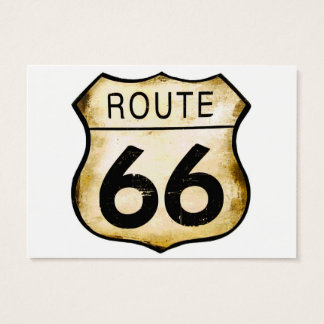 Vintage Route 66-tecken Visitkort