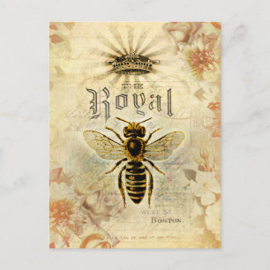 Vintage Royal Bee Vykort