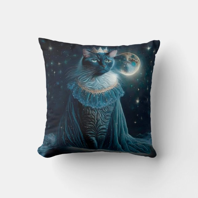 Vintage Royal Cats Kudde (Framsida)