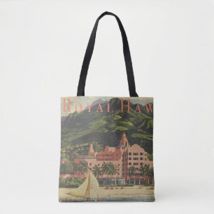 Vintage Royal Hawaiian Tote Bag Tygkasse