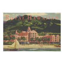 Vintage Royal Hawaiian Travel Poster