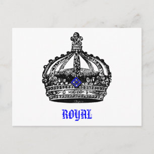Vintage Royal Krona Vykort