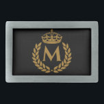 Vintage Royal Kung Golden Krona Namn, första svart<br><div class="desc">Detta är en vintage/ royal-design för vintage älskare. Ändra alfabetet så att du får en egen personlig.</div>