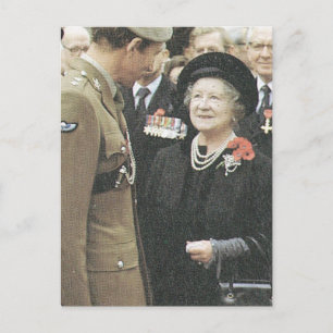 Vintage Royalty, drottning Mor Vykort
