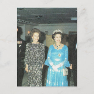 Vintage Royalty, drottning och Nancy Reagan Vykort