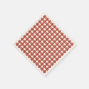 Vintage Ruby Rand Napkins bröllopsmottagning Pappersservett
