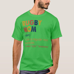 Vintage Rugby mamma Definition Rugby Mamma för kvi T Shirt
