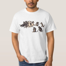 vintage rugby play cat tshirt tee